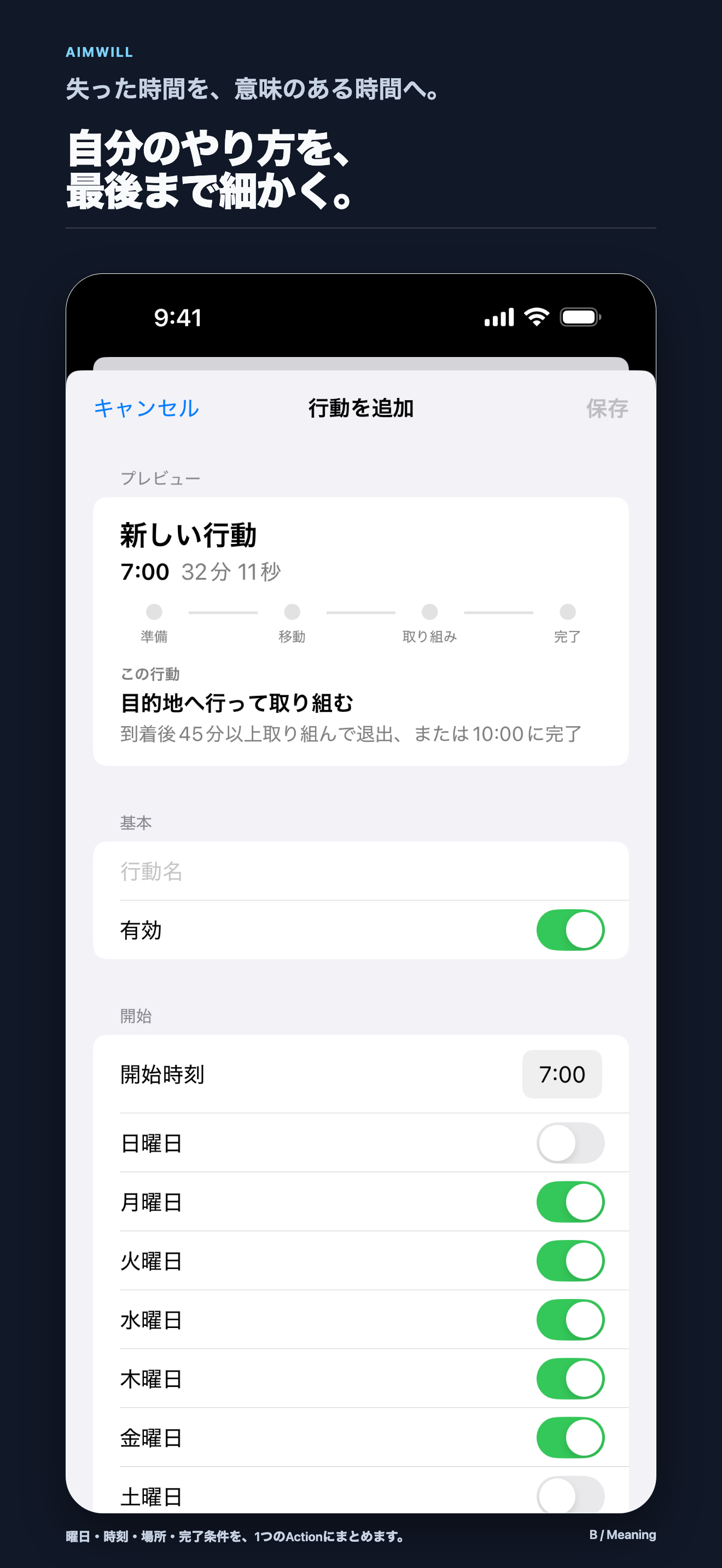 日本語 Meaning Detailed Control